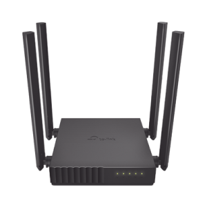 Router Inalámbrico doble banda AC, 2.4 GHz y 5 GHz Hasta 1200 Mbps, 4 antenas externas omnidireccional, 4 Puertos LAN 10/100 Mbps, 1 Puerto WAN 10/100 Mbps, Versión 6
