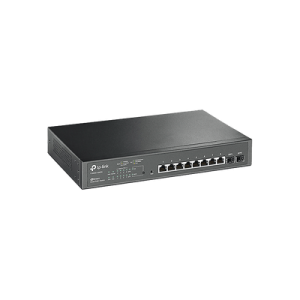 Smart Switch PoE+ JetStream administrable Capa 2, 8 puertos 10/100/1000 Mbps + 2 puertos SFP 116 W
