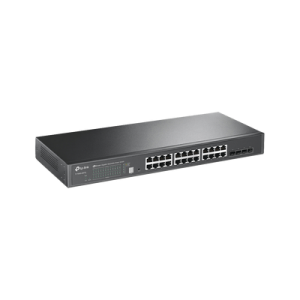 Smart Switch JetStream apilable Gigabit administrable Capa 2, 24 puertos 10/100/1000 Mbps + 4 puertos SFP+