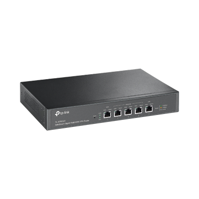 Router Balanceador de Carga Multi-WAN Gigabit, 2 puerto LAN Gigabit, 2 puerto WAN Gigabit, 30,000 Sesiones Concurrentes para Pequeño y Mediano Negocio