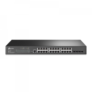 Switch JetStream SDN Administrable 24 puertos 10/100/1000 Mbps + 4 puertos SFP, administración centralizada OMADA SDN